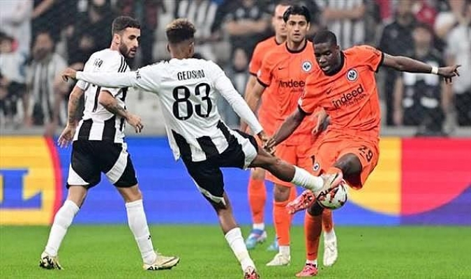 Beşiktaş, evinde Eintracht Frankfurt'a kaybetti