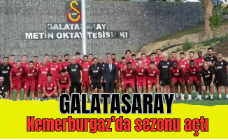 Galatasaray yeni sezonu Kemerburgaz'da açtı