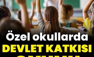 Özel okullarda 'devlet katkısı' oyunu